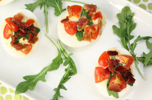 BLT Deviled Eggs