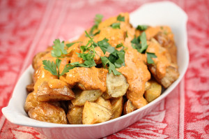 Crispy Baked Patatas Bravas