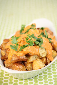 Crispy Baked Patatas Bravas